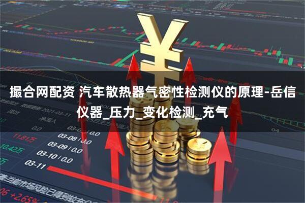 撮合网配资 汽车散热器气密性检测仪的原理-岳信仪器_压力_变化检测_充气