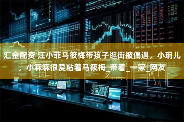 汇金配资 汪小菲马筱梅带孩子逛街被偶遇，小玥儿，小箖箖很爱粘着马筱梅_带着_一家_网友
