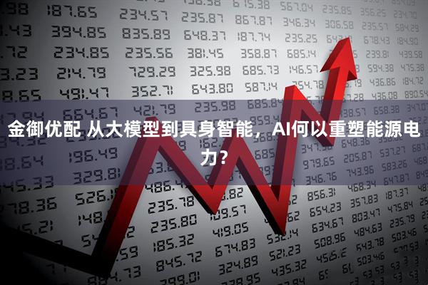 金御优配 从大模型到具身智能，AI何以重塑能源电力？